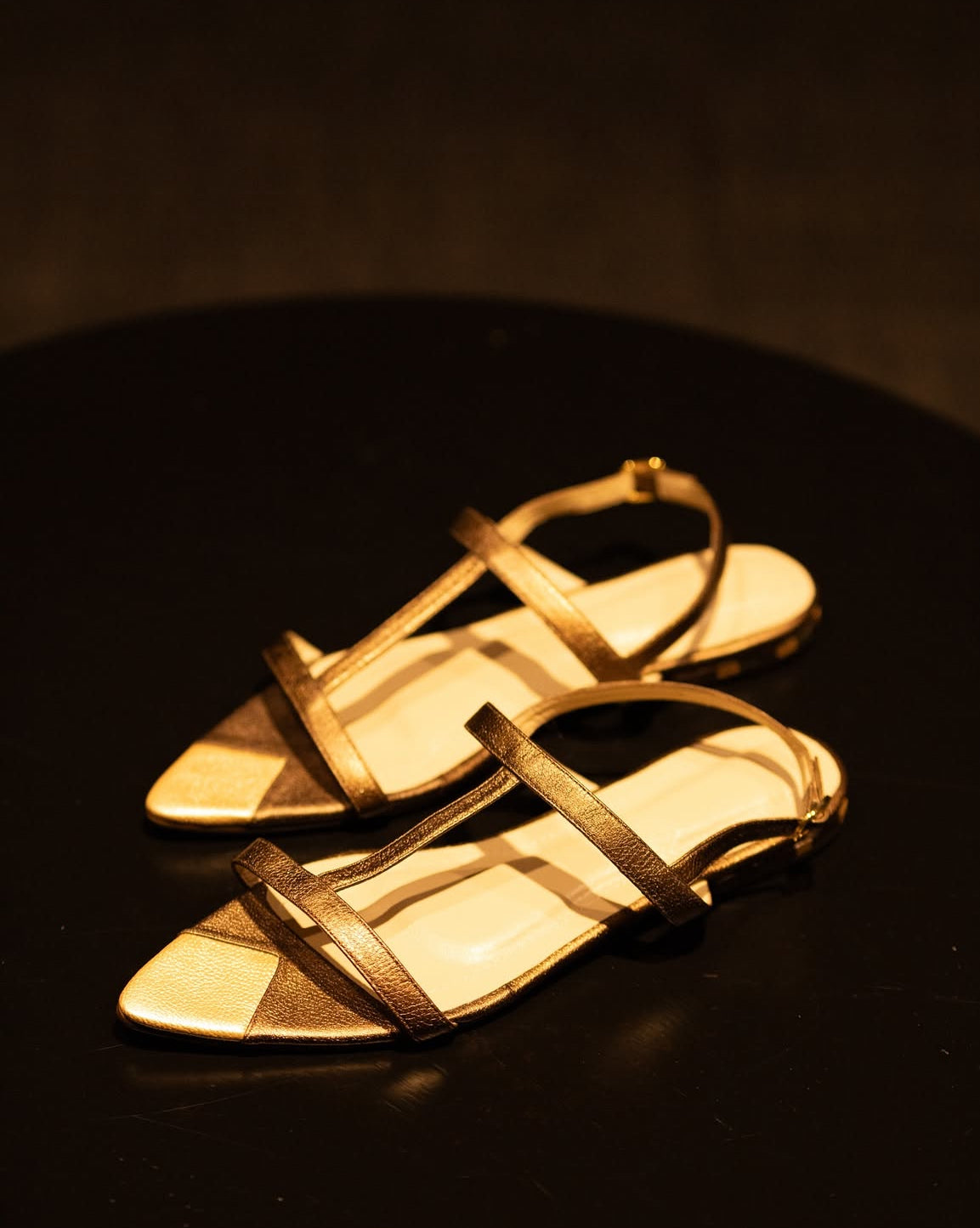 Mosaic Bronze Sandals