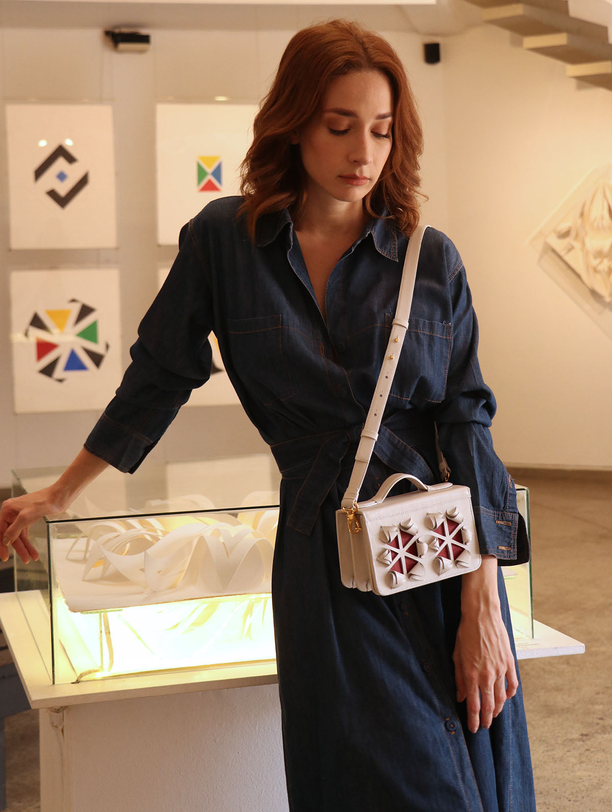 WHITE Orchid BAG